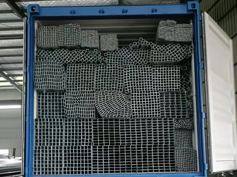 galvanized steel square tubes